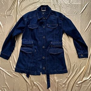 Ted baker Denim jacket with tie waist